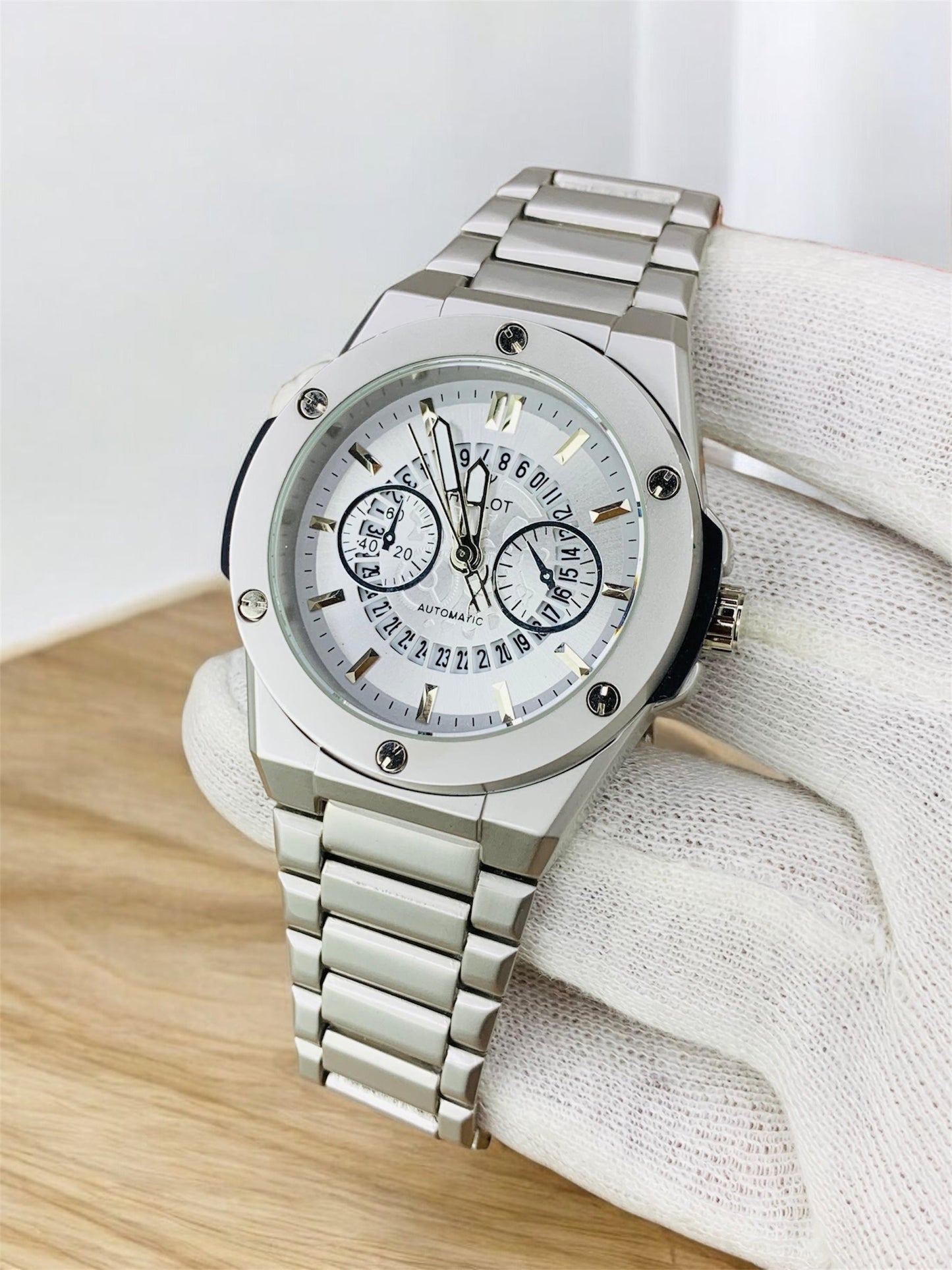 HB Stainless Steel Date Adjustment (Silver)