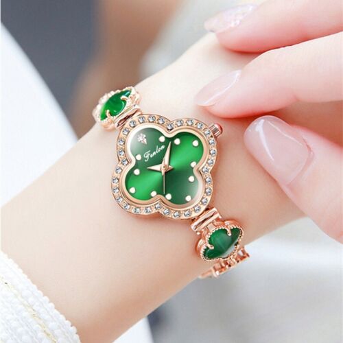 Green Clover Watch Bracelet