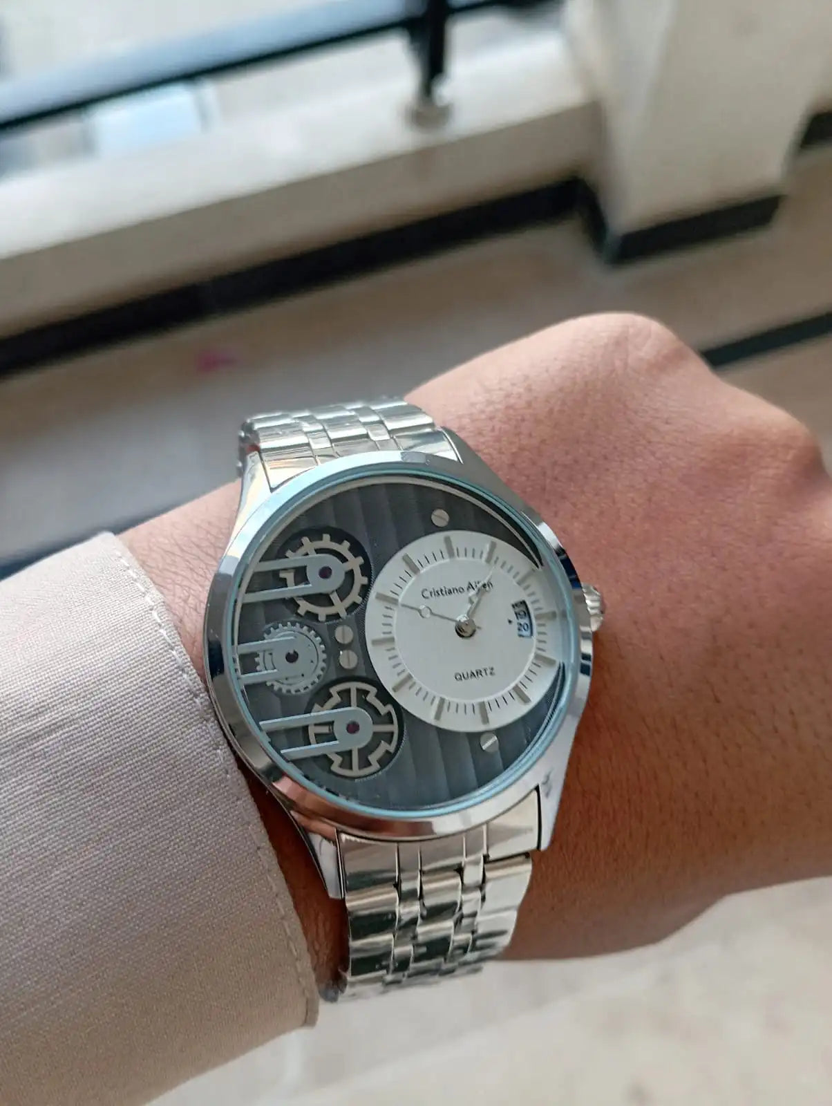 CA-869 Stainless Steel Chain Watch For Men