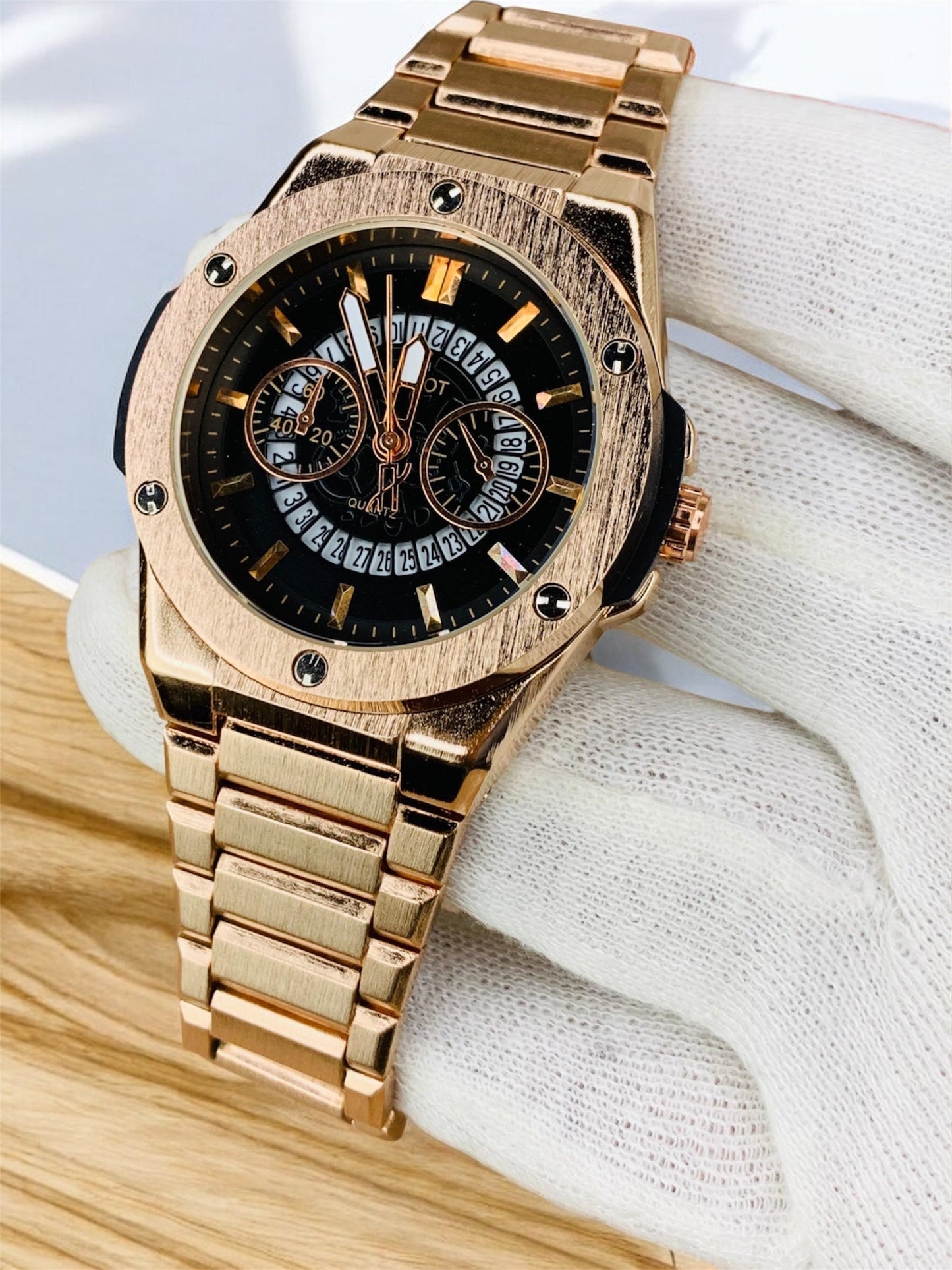 HB Stainless Steel Date Adjustment (Gold)