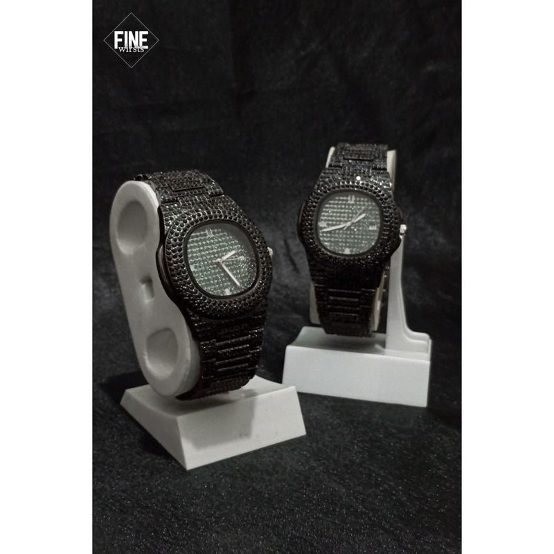 Luxury Iced Out Black Watch