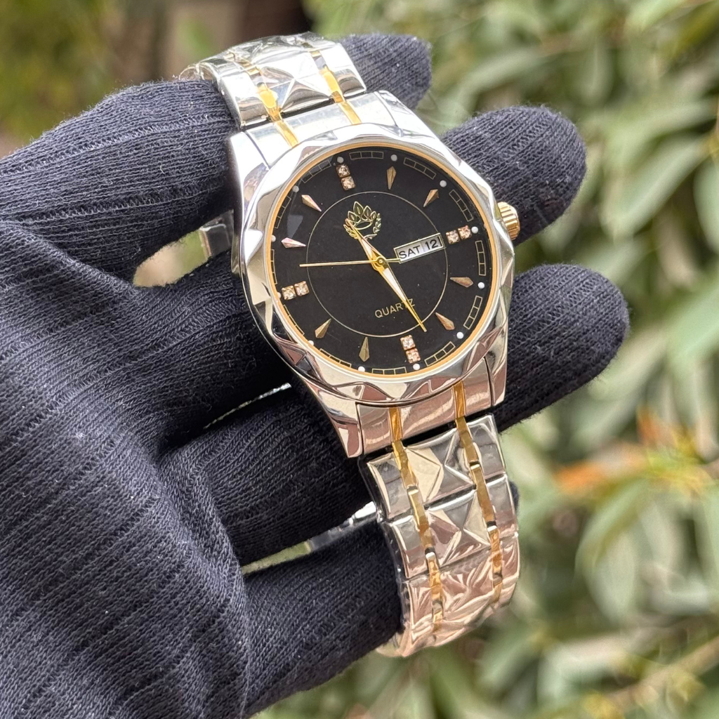 Luxury Crystel Design Watch Day & Date